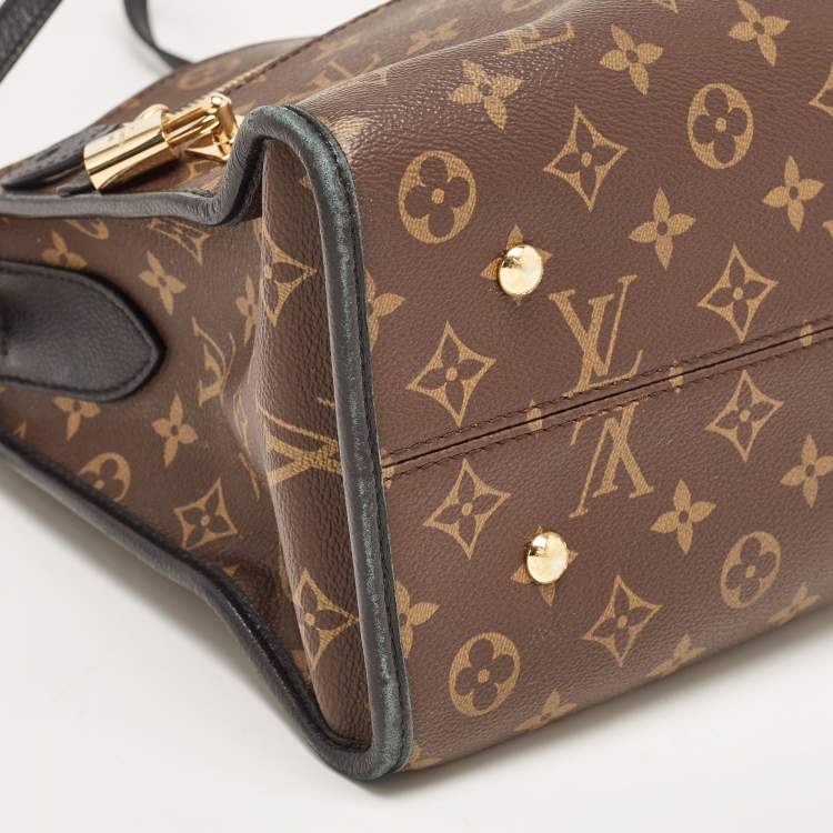 Pre Owned Louis Vuitton Black Monogram Canvas Popincourt MM Bag