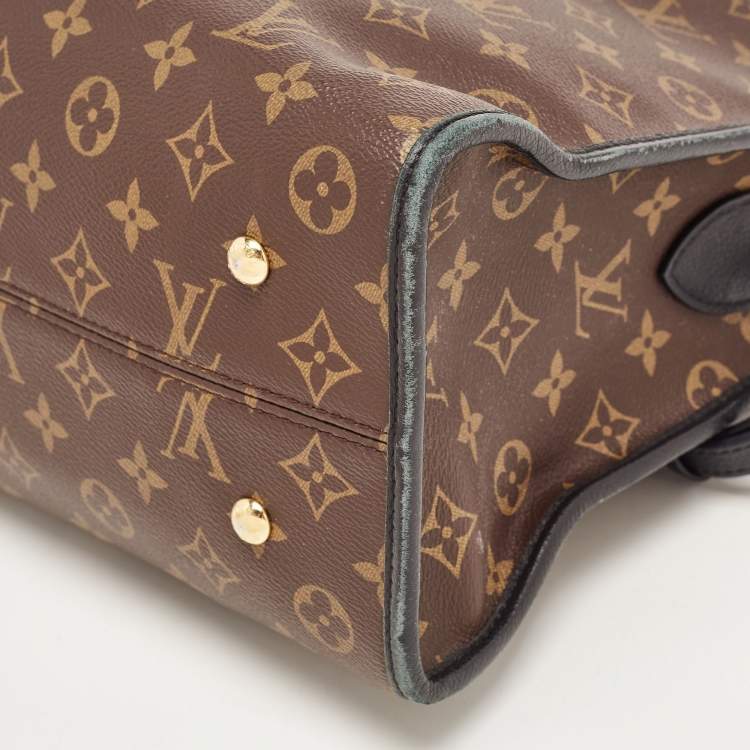 Pre Owned Louis Vuitton Black Monogram Canvas Popincourt MM Bag