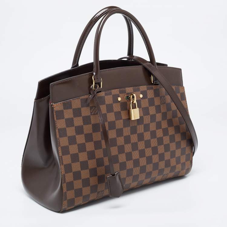Pre Owned Louis Vuitton Damier Ebene Canvas Rivoli MM Bag