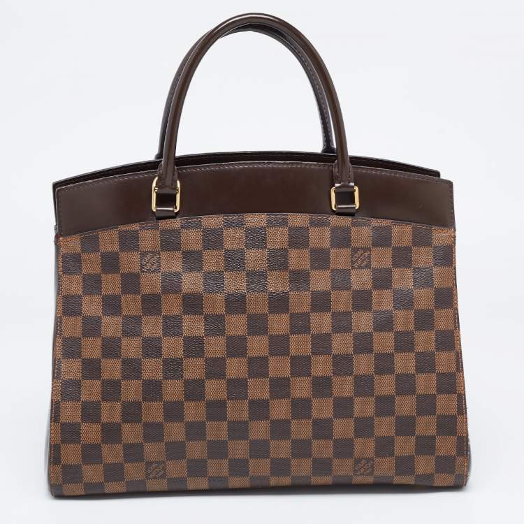 Pre Owned Louis Vuitton Damier Ebene Canvas Rivoli MM Bag