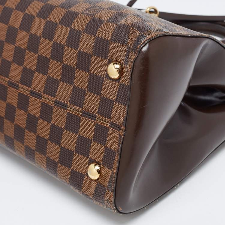 Pre Owned Louis Vuitton Damier Ebene Canvas Rivoli MM Bag