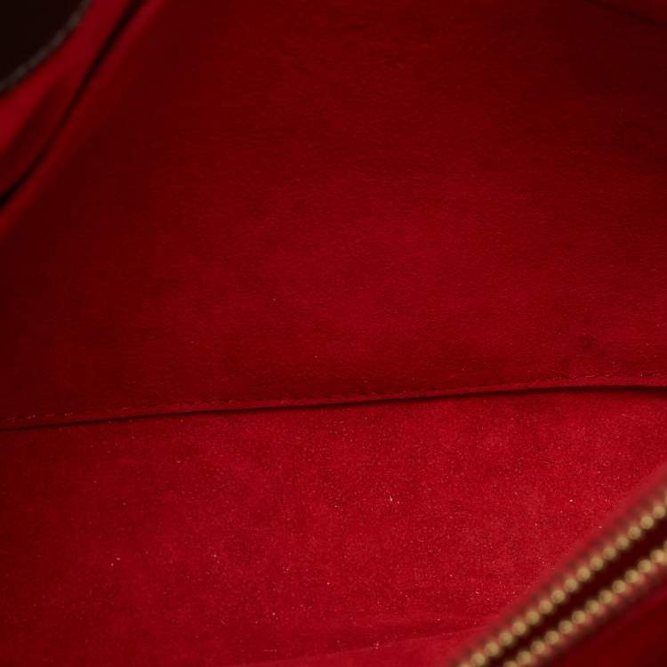 Pre Owned Louis Vuitton Damier Ebene Canvas Rivoli MM Bag