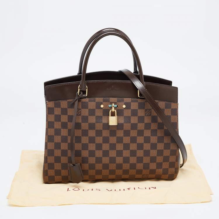 Pre Owned Louis Vuitton Damier Ebene Canvas Rivoli MM Bag