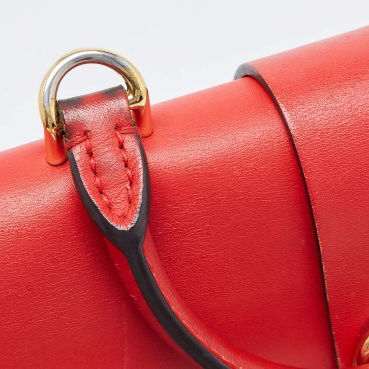 Pre Owned Louis Vuitton Coquelicot Monogram Canvas Locky BB Bag