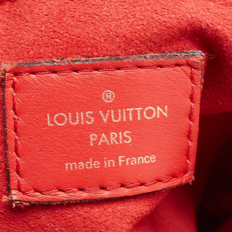 Pre Owned Louis Vuitton Coquelicot Monogram Canvas Locky BB Bag