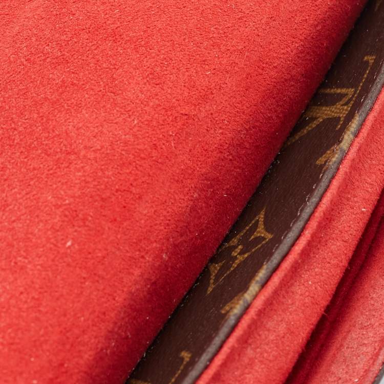 Pre Owned Louis Vuitton Coquelicot Monogram Canvas Locky BB Bag