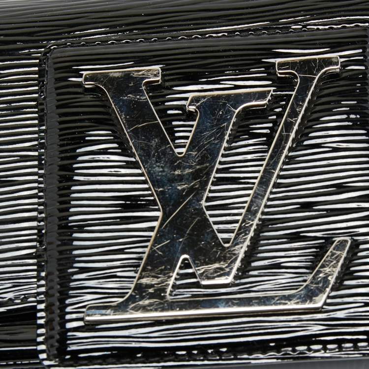 مملوكة مسبقًا Louis Vuitton Black Electric Epi Leather Sobe Clutch
