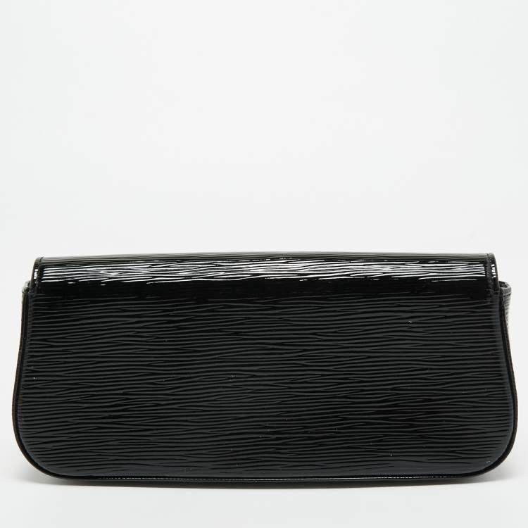 مملوكة مسبقًا Louis Vuitton Black Electric Epi Leather Sobe Clutch