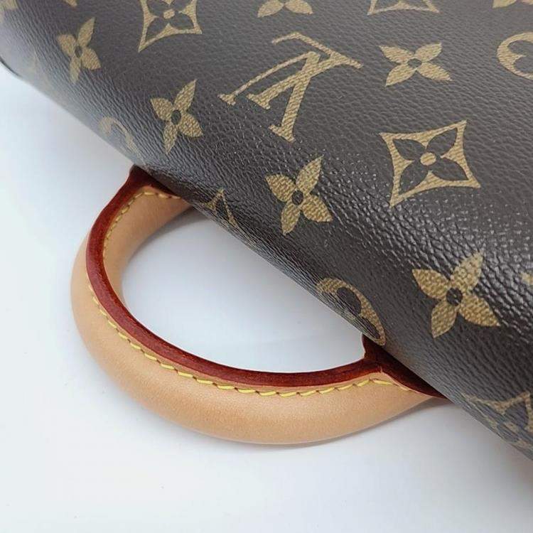 Pre Owned Louis Vuitton Monogram Canvas Leather Brown Eden MM