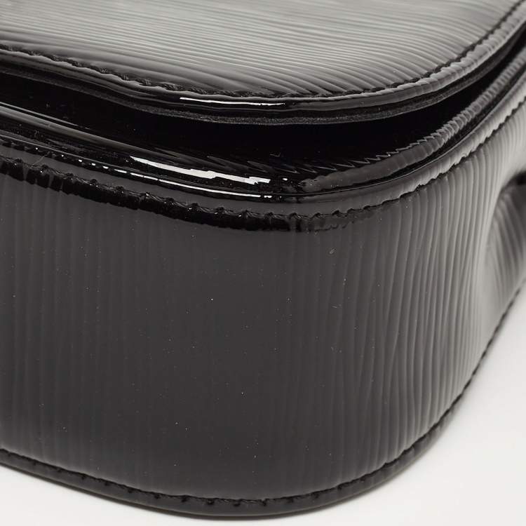 Pre Owned Louis Vuitton Black Electric Epi Leather Sobe Clutch