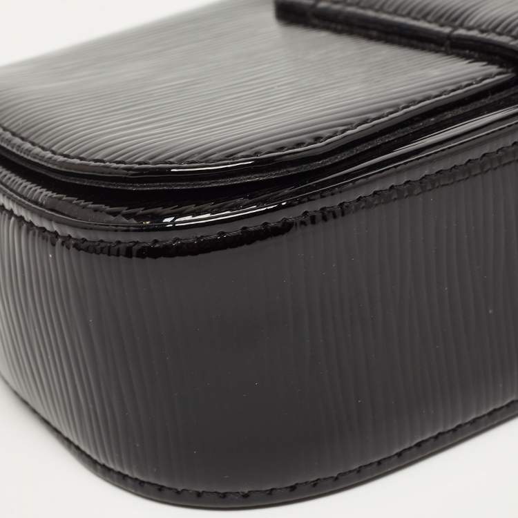 Pre Owned Louis Vuitton Black Electric Epi Leather Sobe Clutch