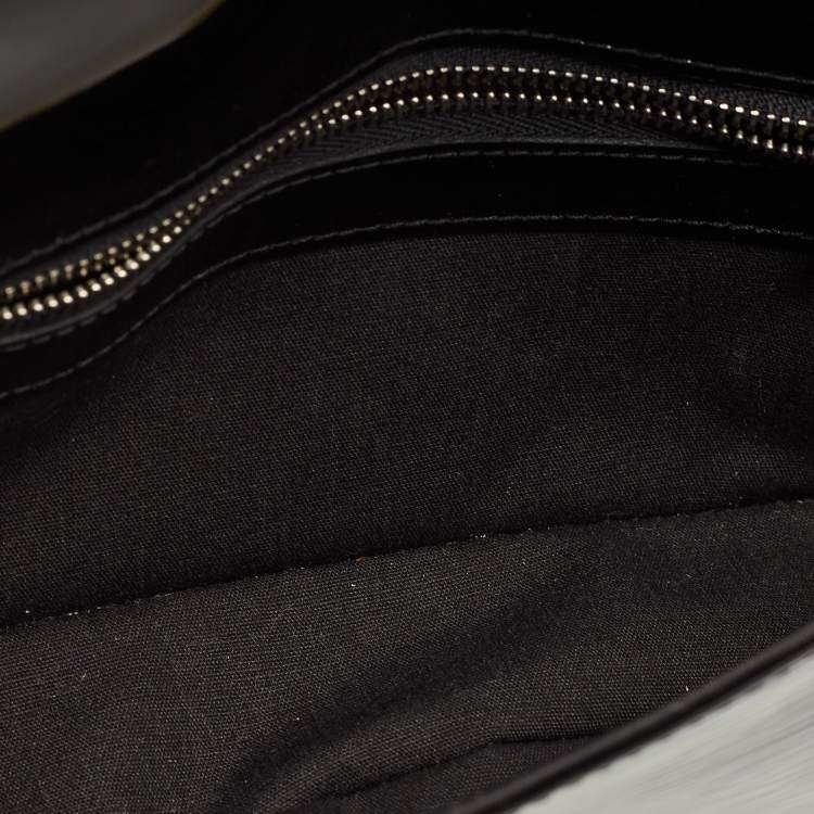 Pre Owned Louis Vuitton Black Electric Epi Leather Sobe Clutch