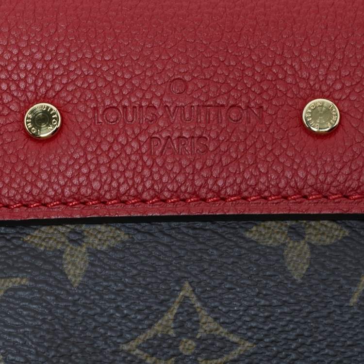 Pre Owned Louis Vuitton Cherry Monogram Canvas Pallas Chain Bag
