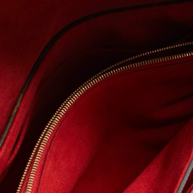 Pre Owned Louis Vuitton Cherry Monogram Canvas Pallas Chain Bag