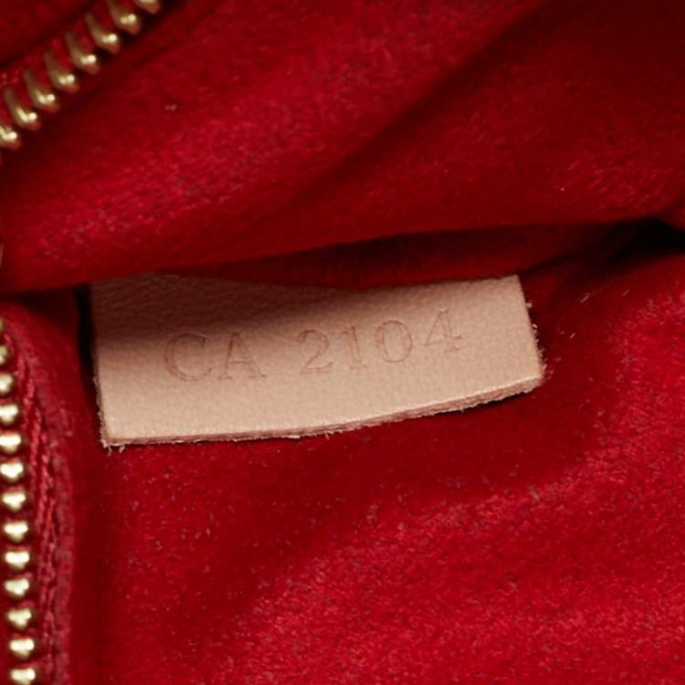 Pre Owned Louis Vuitton Cherry Monogram Canvas Pallas Chain Bag