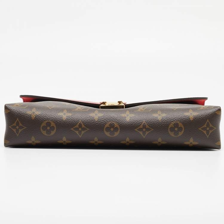 Pre Owned Louis Vuitton Cherry Monogram Canvas Pallas Chain Bag