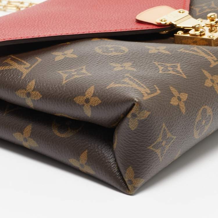 Pre Owned Louis Vuitton Cherry Monogram Canvas Pallas Chain Bag