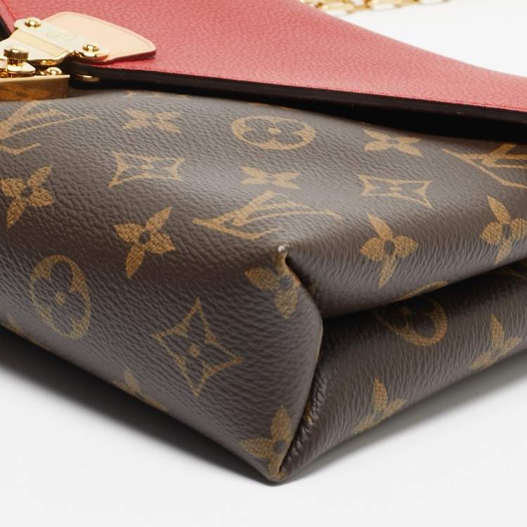 Pre Owned Louis Vuitton Cherry Monogram Canvas Pallas Chain Bag