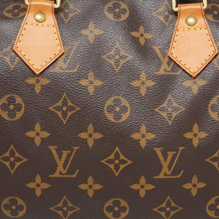 Pre Owned Louis Vuitton Monogram Canvas Speedy 30 Bag