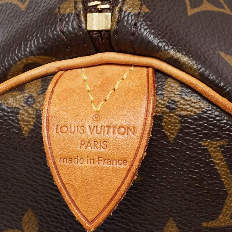 Pre Owned Louis Vuitton Monogram Canvas Speedy 30 Bag