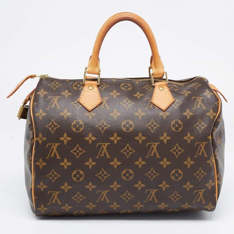 Pre Owned Louis Vuitton Monogram Canvas Speedy 30 Bag