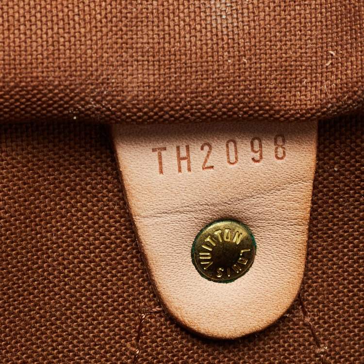 Pre Owned Louis Vuitton Monogram Canvas Speedy 30 Bag