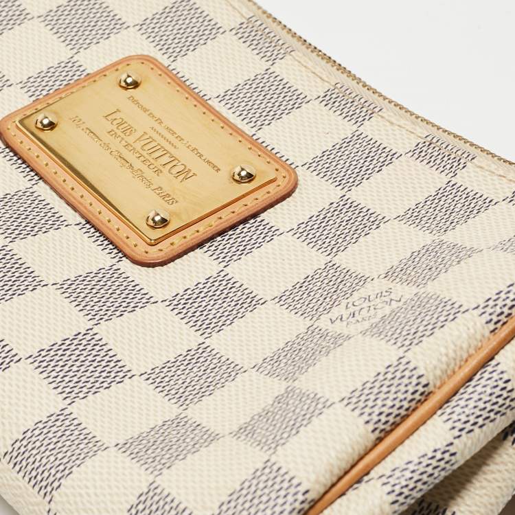 Pre Owned Louis Vuitton Damier Azur Canvas Eva Pochette