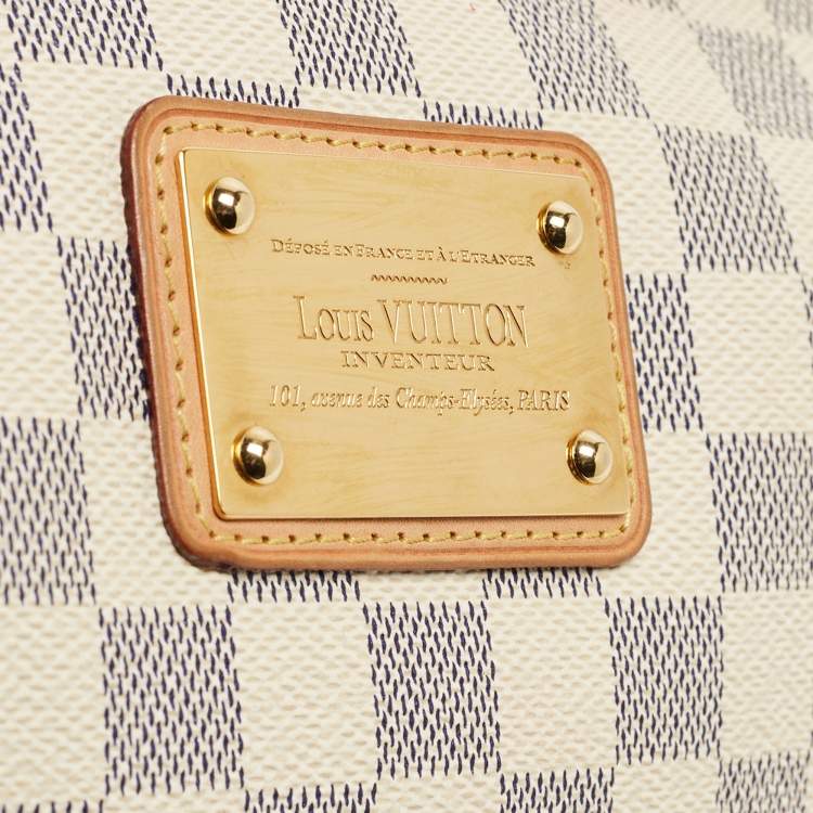 Pre Owned Louis Vuitton Damier Azur Canvas Eva Pochette