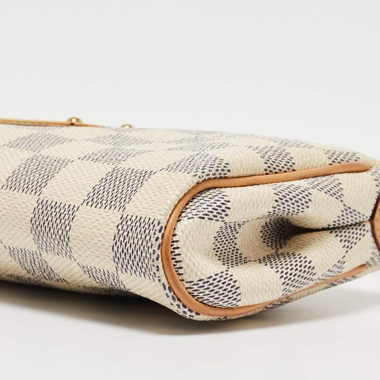 Pre Owned Louis Vuitton Damier Azur Canvas Eva Pochette