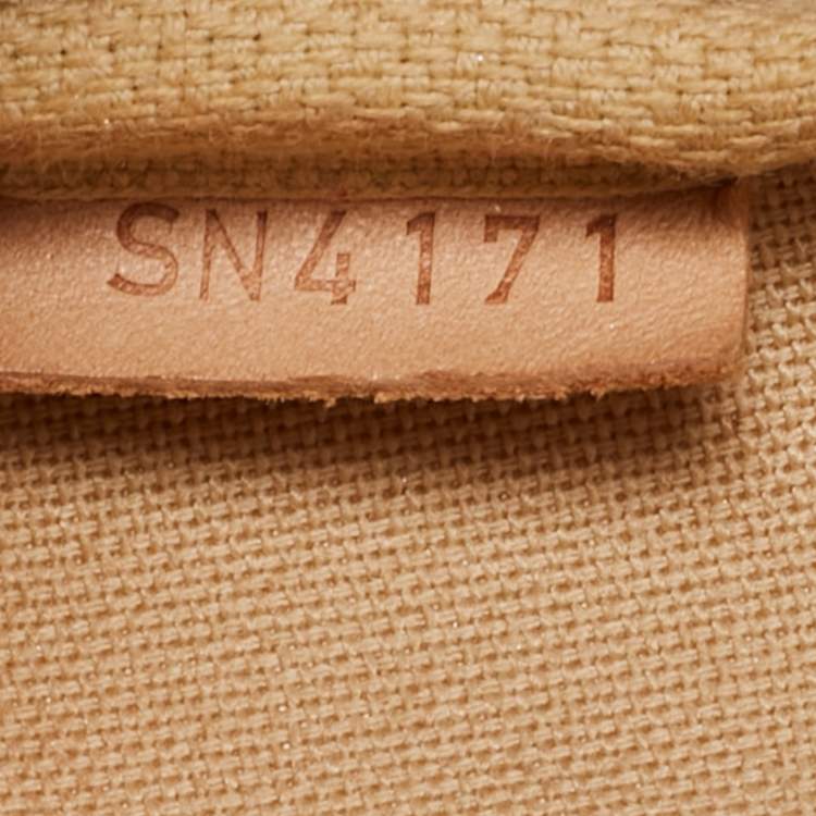 Pre Owned Louis Vuitton Damier Azur Canvas Eva Pochette