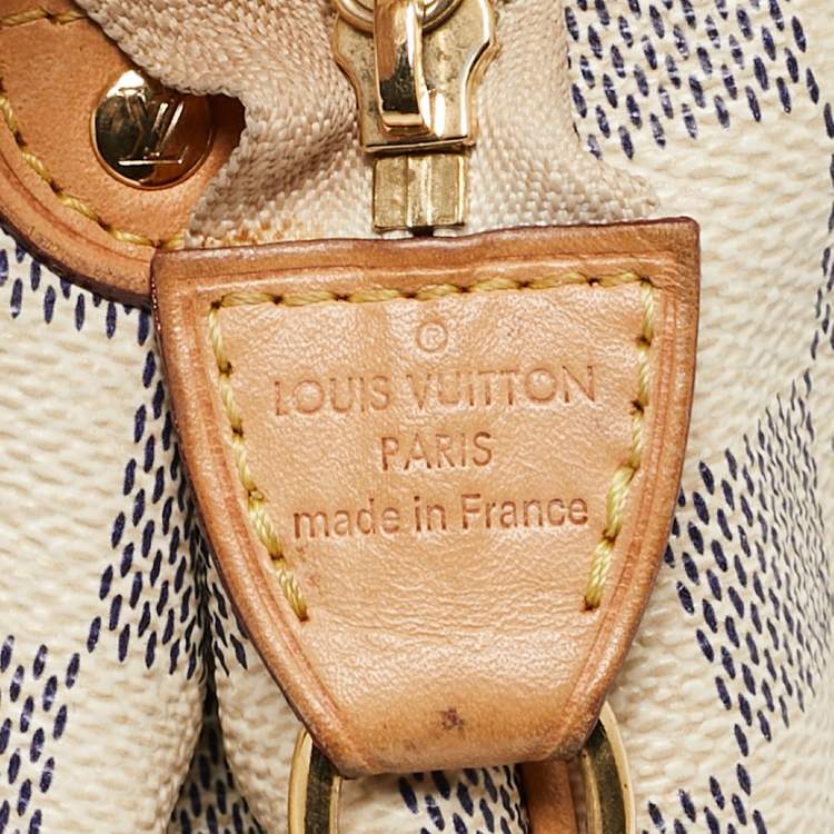 Pre Owned Louis Vuitton Damier Azur Canvas Eva Pochette