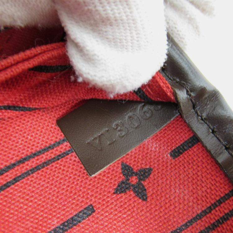 Pre Owned Louis Vuitton Brown Damier Ebene Canvas Neverfull PM Tote Bag