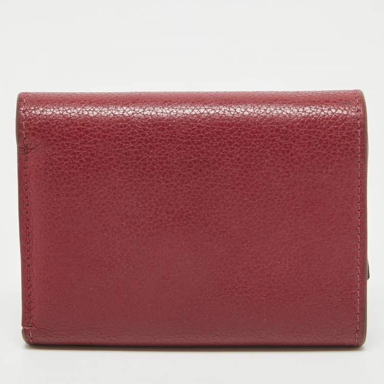 Pre Owned Louis Vuitton Bicolor Leather MyLockMe Compact Wallet