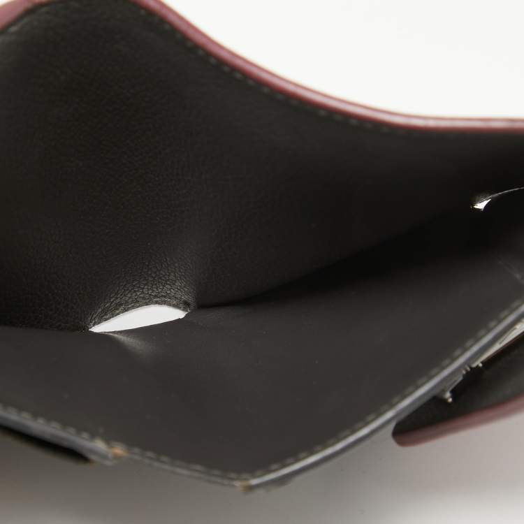 Pre Owned Louis Vuitton Bicolor Leather MyLockMe Compact Wallet