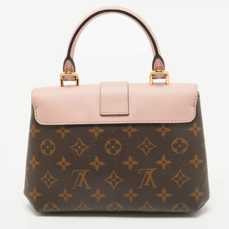 Pre Owned Louis Vuitton Rose Poudre/Monogram Canvas Locky BB Bag
