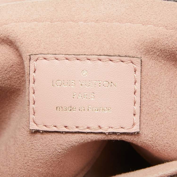 Pre Owned Louis Vuitton Rose Poudre/Monogram Canvas Locky BB Bag