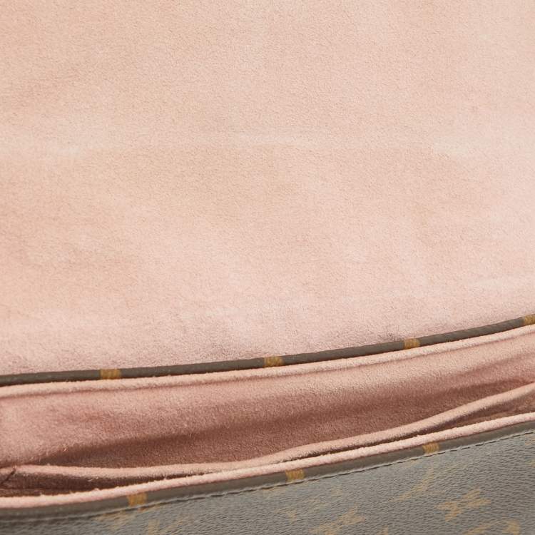 Pre Owned Louis Vuitton Rose Poudre/Monogram Canvas Locky BB Bag