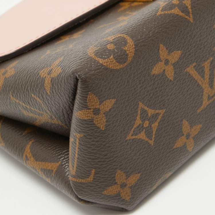 Pre Owned Louis Vuitton Rose Poudre/Monogram Canvas Locky BB Bag