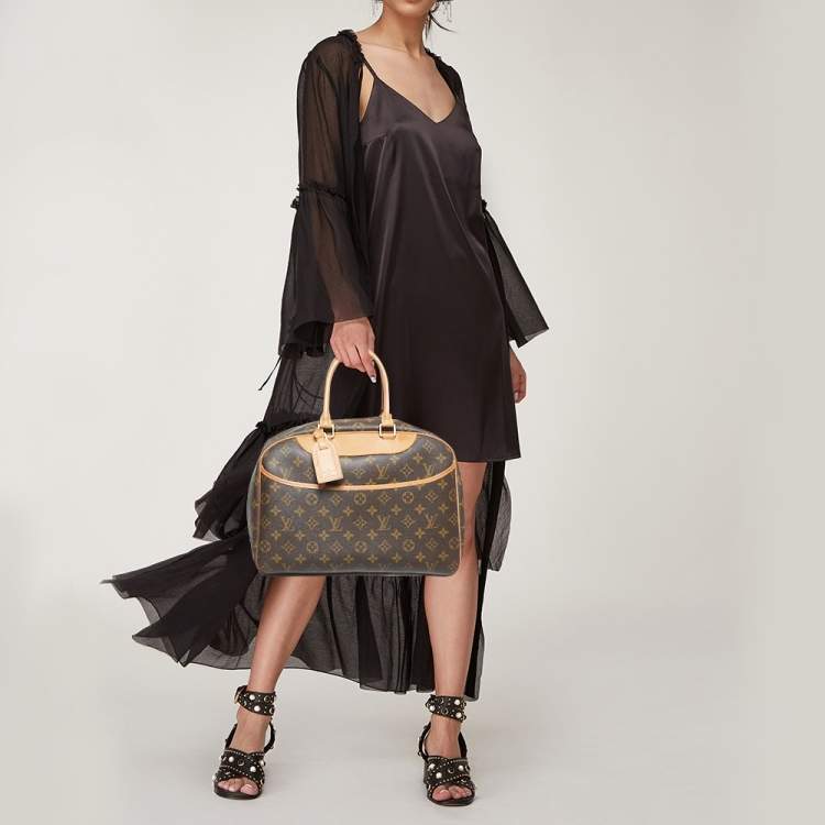 Pre Owned Louis Vuitton Monogram Canvas Trouville Bag