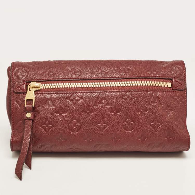 مملوكة مسبقًا Louis Vuitton Flamme Monogram Empreinte Leather Petillante Clutch