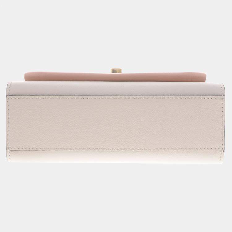 Pre Owned Louis Vuitton White/Pink MyLockMe Chain Bag