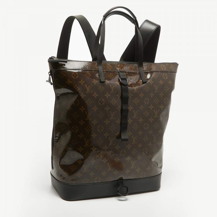 Pre Owned Louis Vuitton Monogram Glaze Canvas Zipped Tote