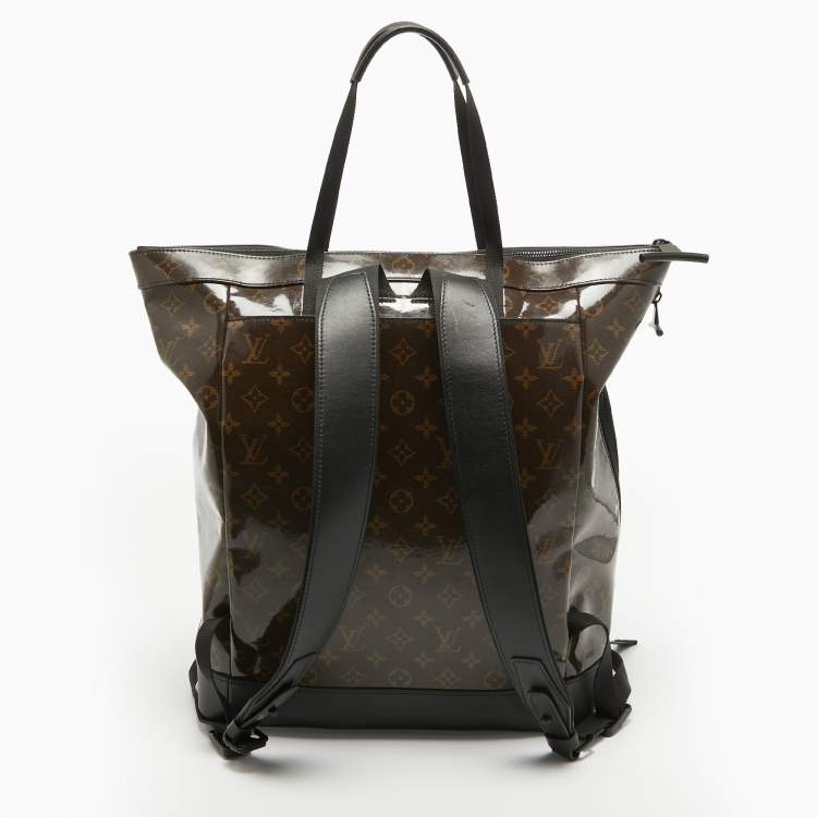 Pre Owned Louis Vuitton Monogram Glaze Canvas Zipped Tote