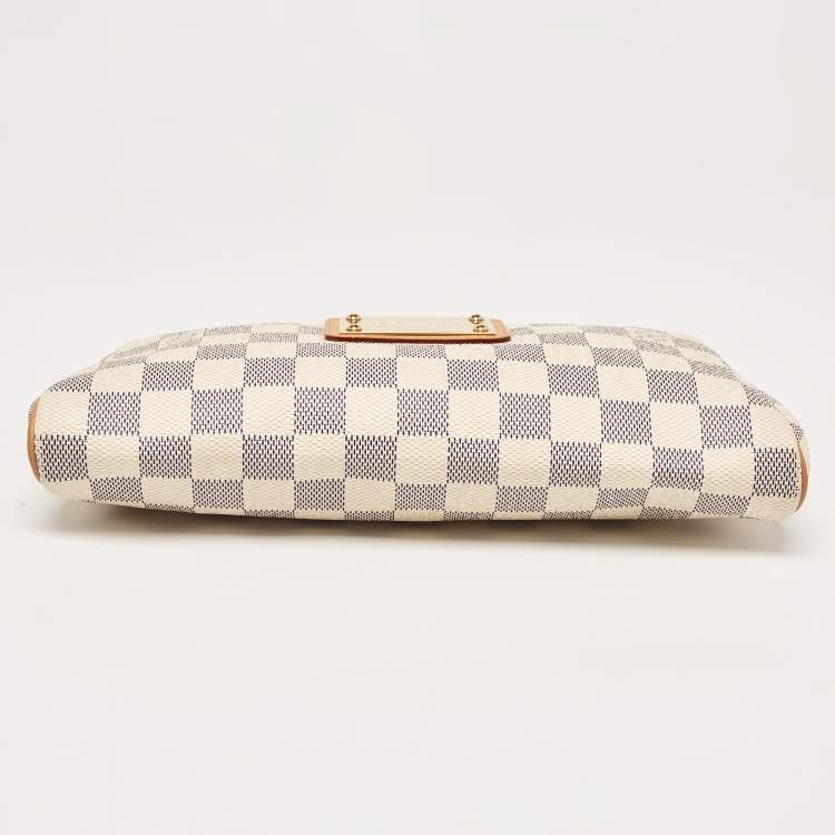 Pre Owned Louis Vuitton Damier Azur Canvas Eva Pochette Bag