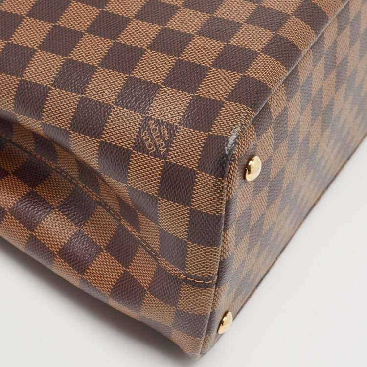 Pre Owned Louis Vuitton Damier Ebene Canvas Kensington Bag