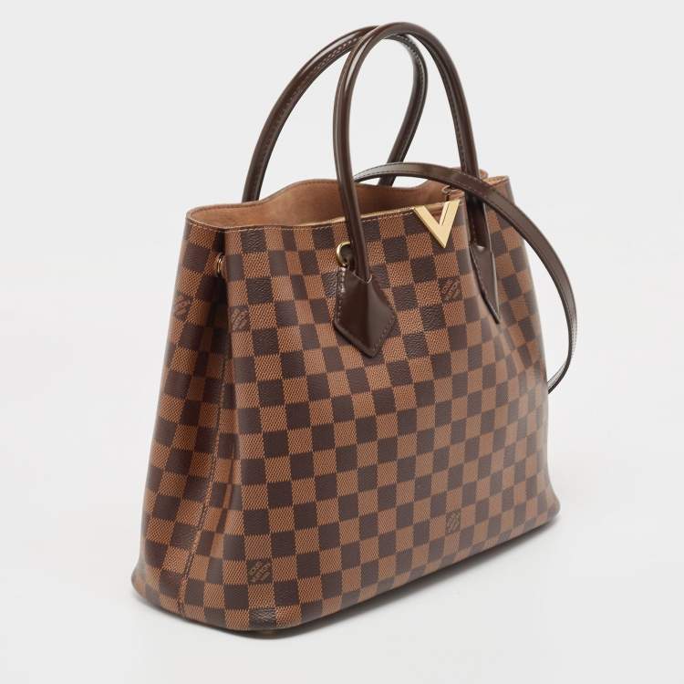 Pre Owned Louis Vuitton Damier Ebene Canvas Kensington Bag