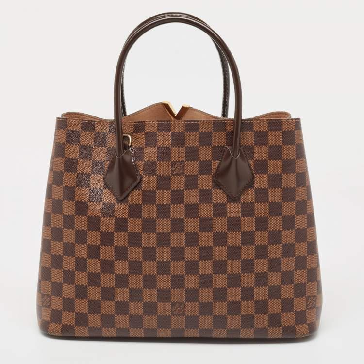 Pre Owned Louis Vuitton Damier Ebene Canvas Kensington Bag