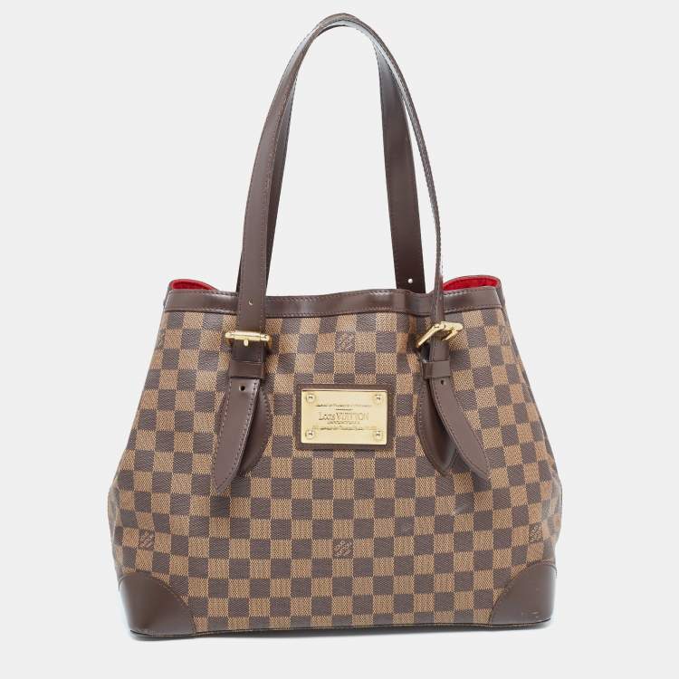 Pre Owned Louis Vuitton Damier Ebene Canvas Hampstead MM Bag