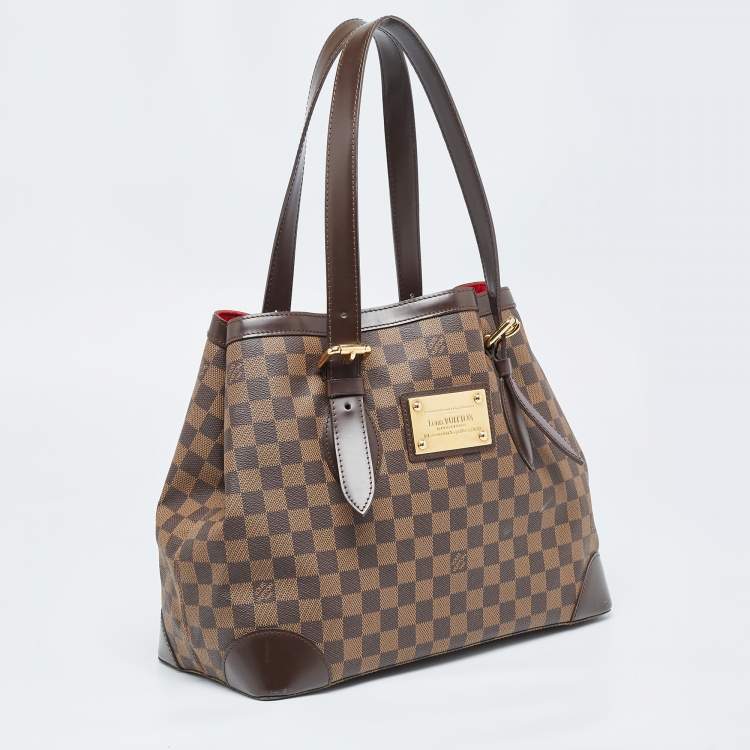 Pre Owned Louis Vuitton Damier Ebene Canvas Hampstead MM Bag