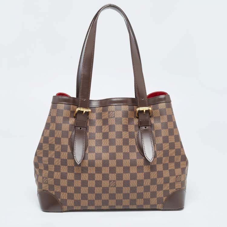 Pre Owned Louis Vuitton Damier Ebene Canvas Hampstead MM Bag